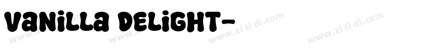 Vanilla Delight字体转换